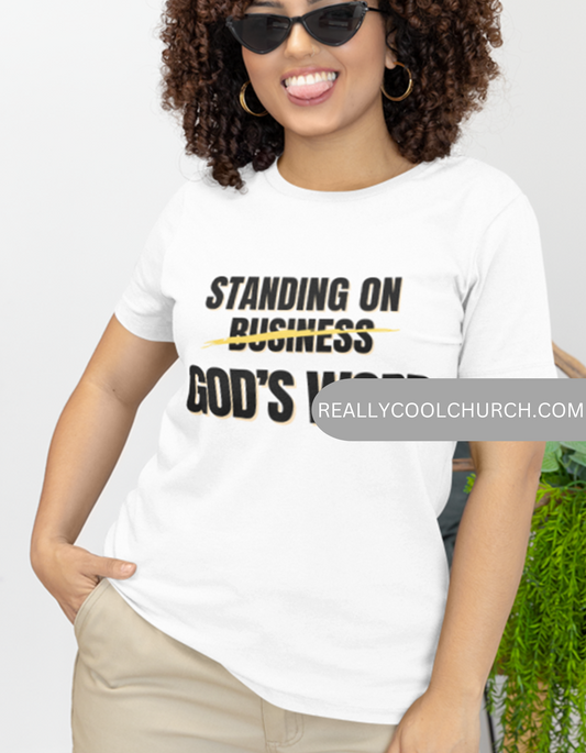 "Standing on God's Word" Unisex Softstyle T-Shirt